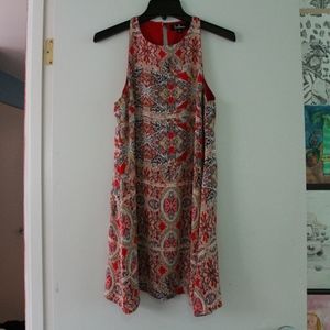 Lulus Design Major Red Print Dress